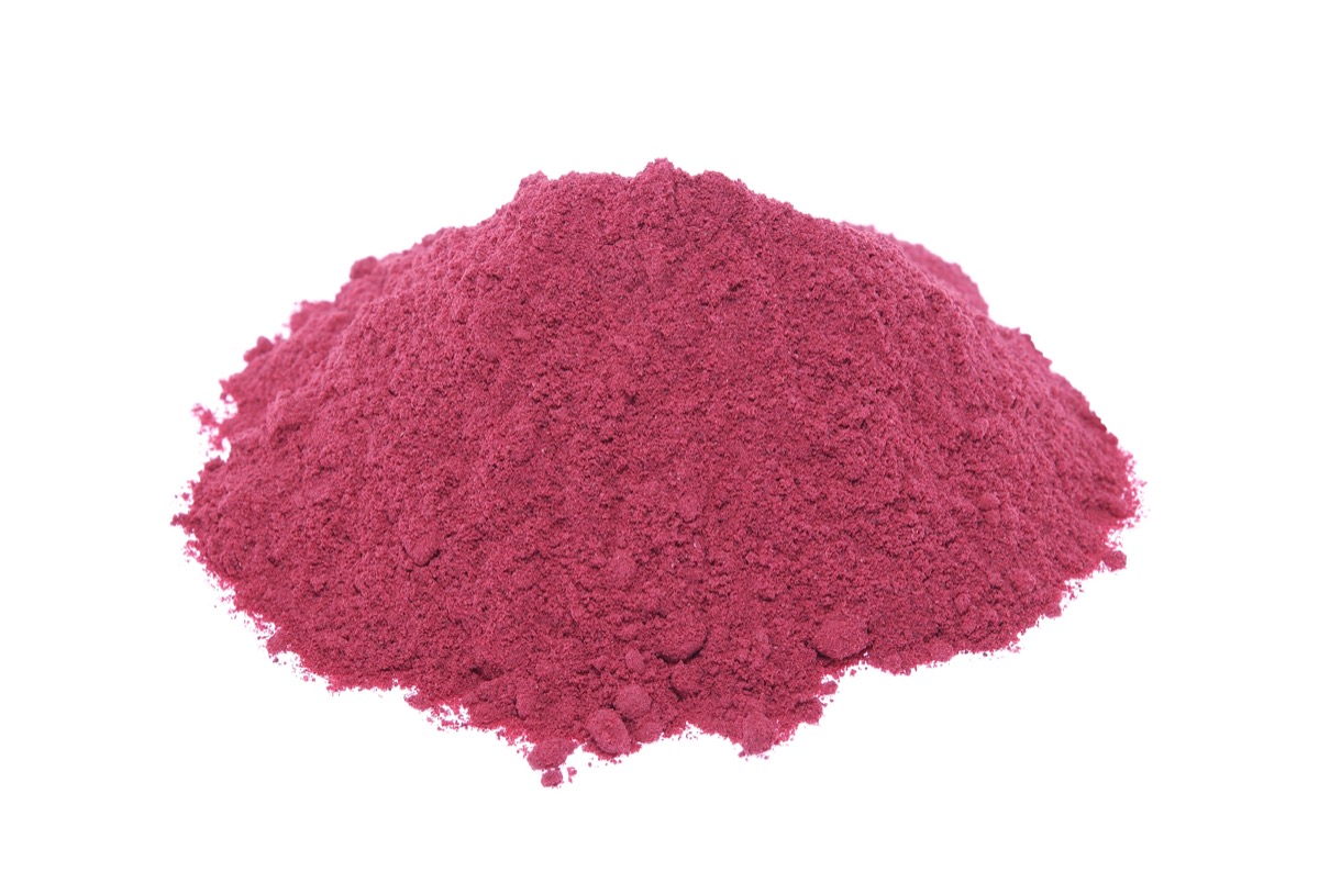 Beet juice powder